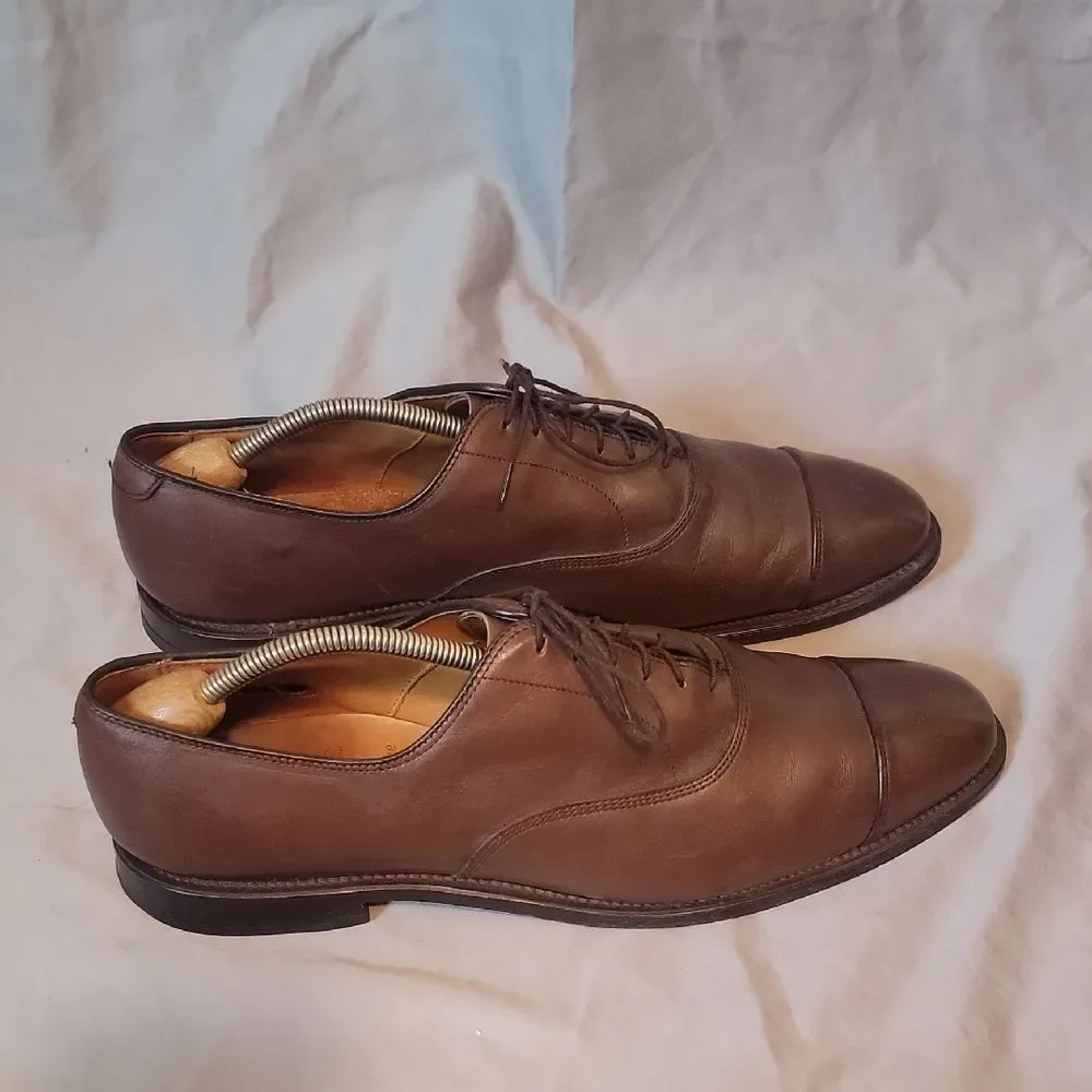 Allen Edmonds Brown Cap-Toe Oxford Shoes